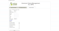 Desktop Screenshot of mpn.acmclaims.com